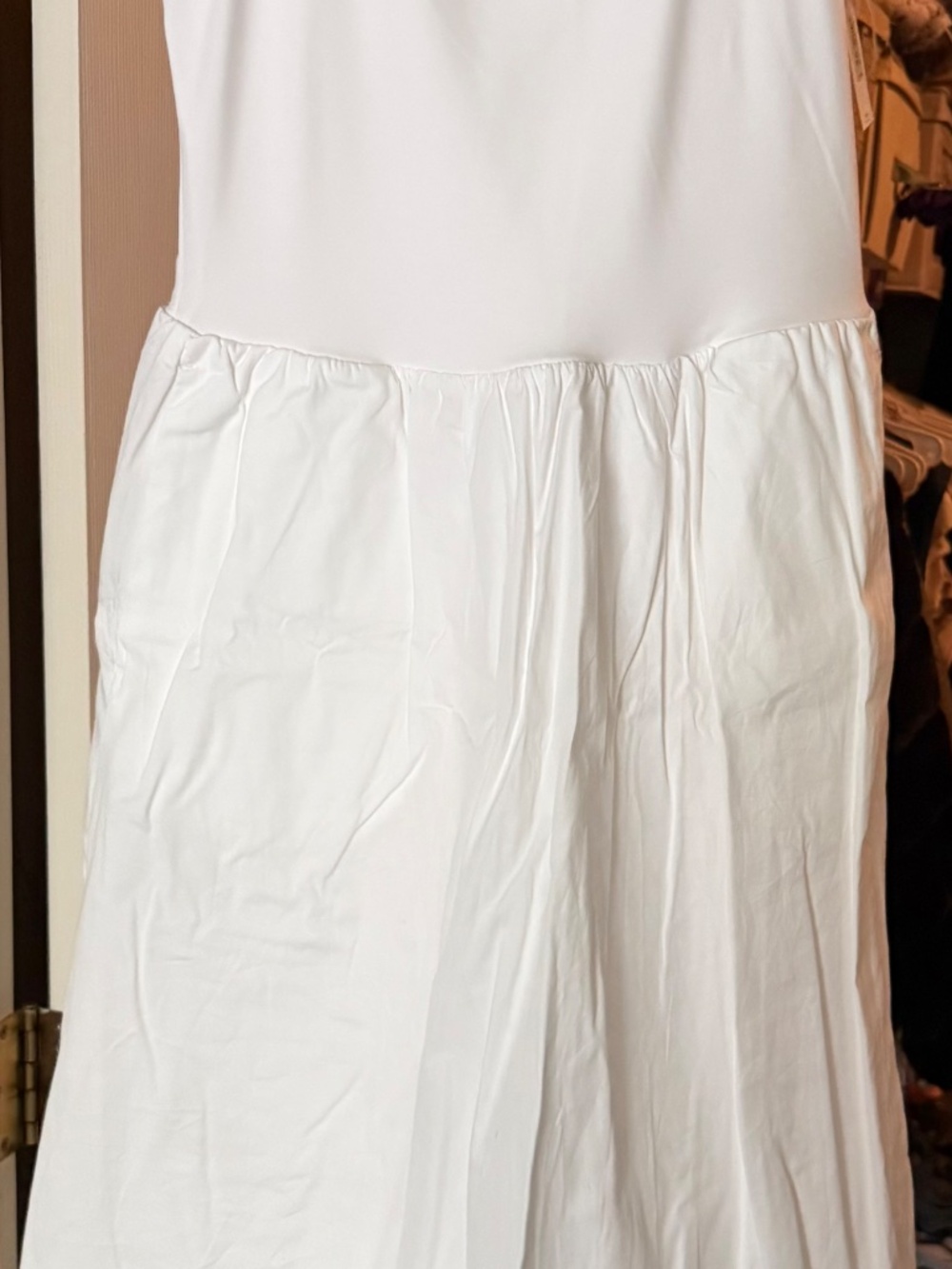 Spanx Smooth Jersey Mix Me Dress White Size M NWT - Picture 3 of 5
